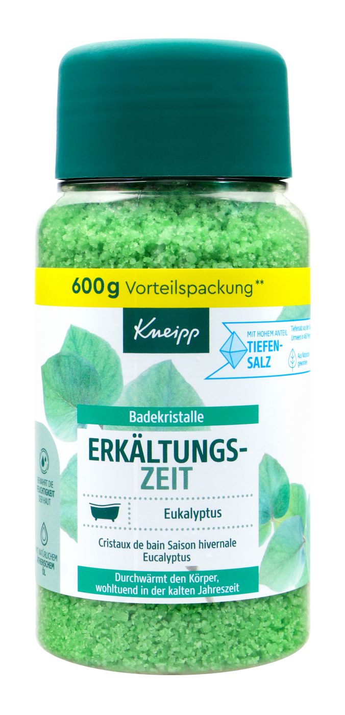 Kneipp Badekristalle Erkältungszeit Eukalyptus - 600 g Kneipp Badekristalle Erkältungszeit Eukalyptus - 600 g