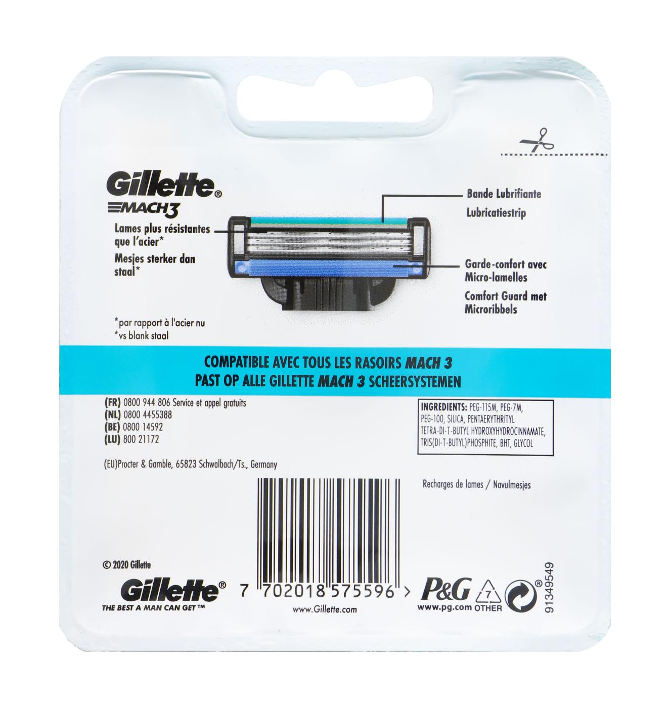 Gillette Mach 3+ - 8 Stück Gillette Mach 3+ - 8 Stück
