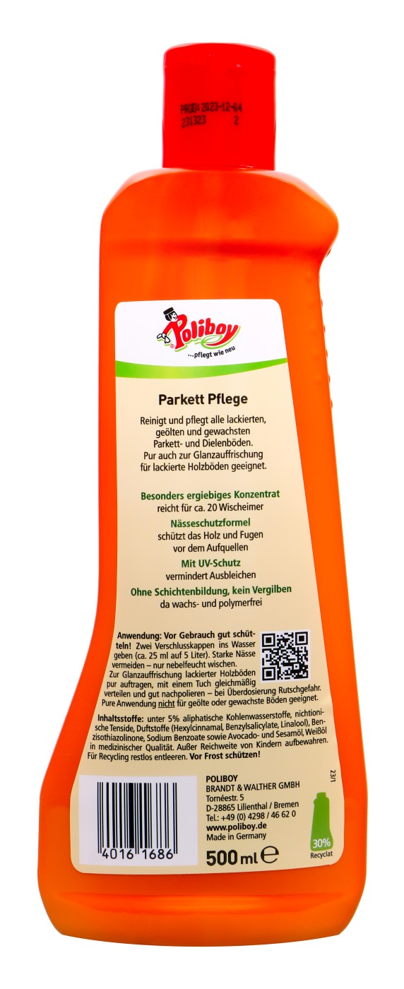 Poliboy Parkett Konzentrat - 500 ml Poliboy Parkett Konzentrat - 500 ml