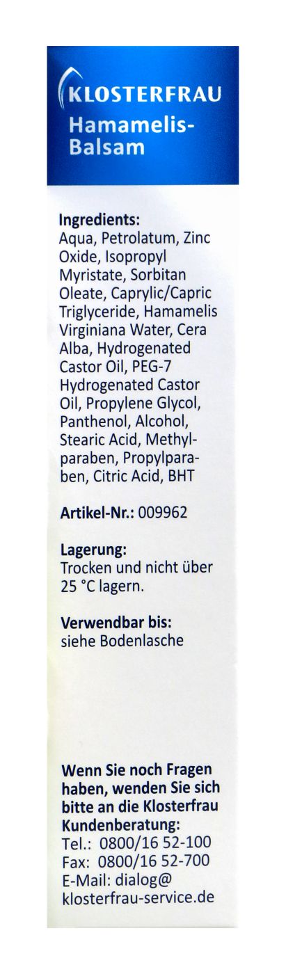 Klosterfrau Hamamelis-Balsam - 30 g Klosterfrau Hamamelis-Balsam - 30 g