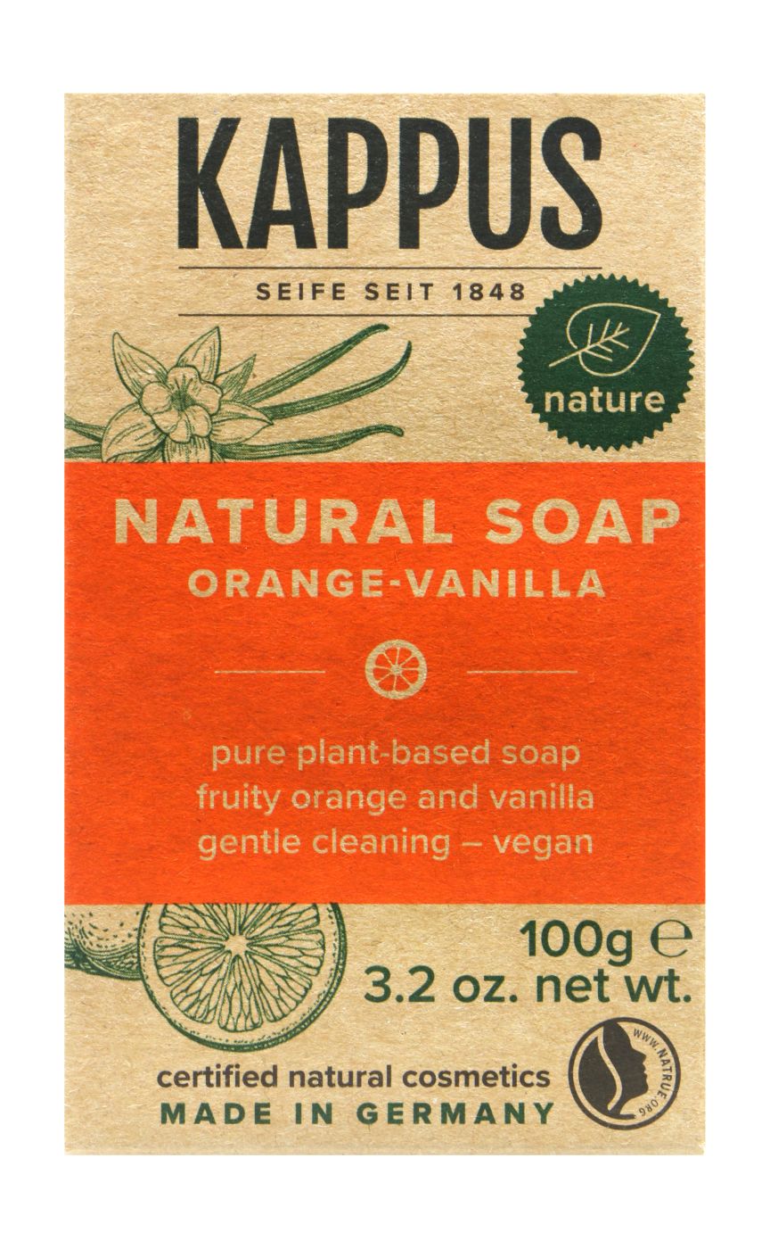 Kappus Naturseife Orange-Vanille - 100 g Kappus Naturseife Orange-Vanille - 100 g