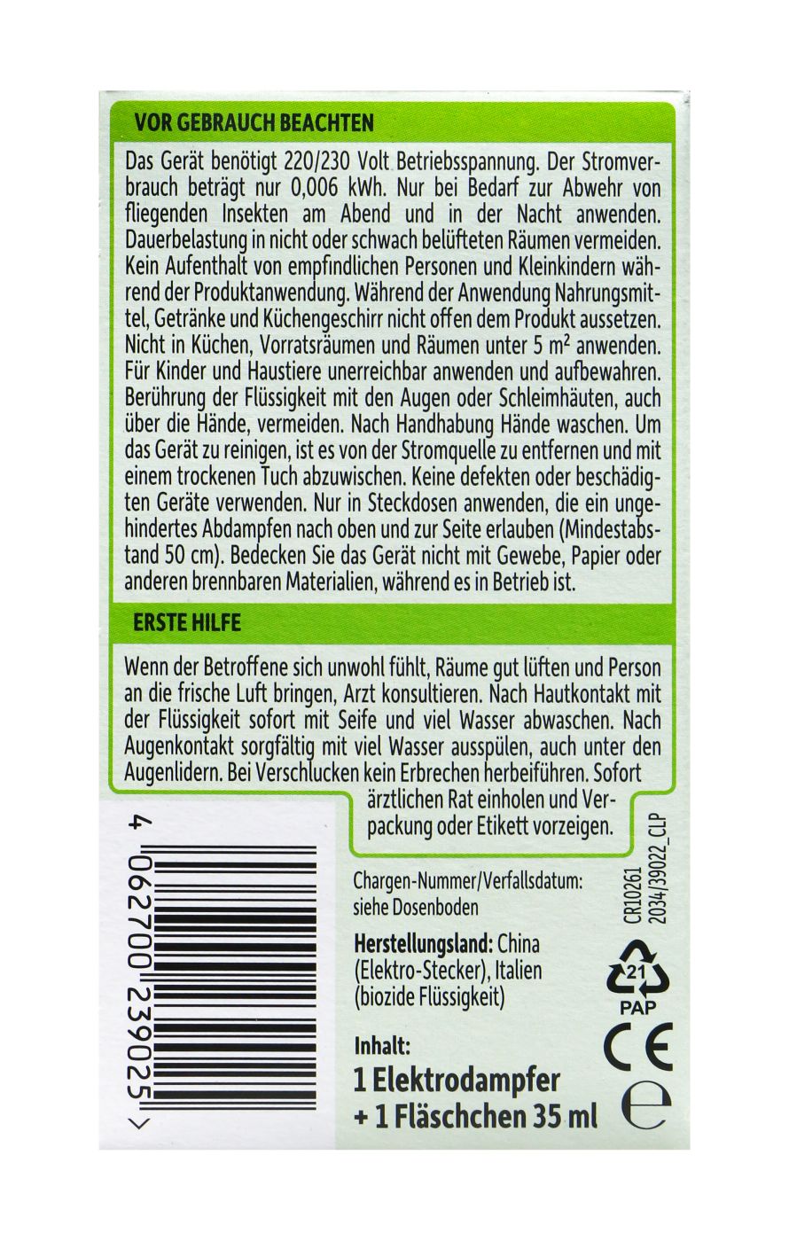 Nexa Lotte Insektenstecker 3in1 - Stecker + 35 ml Nexa Lotte Insektenstecker 3in1 - Stecker + 35 ml