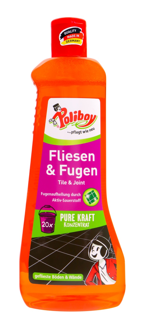 Poliboy Fliesen und Fugen Konzentrat - 500 ml Poliboy Fliesen und Fugen Konzentrat - 500 ml