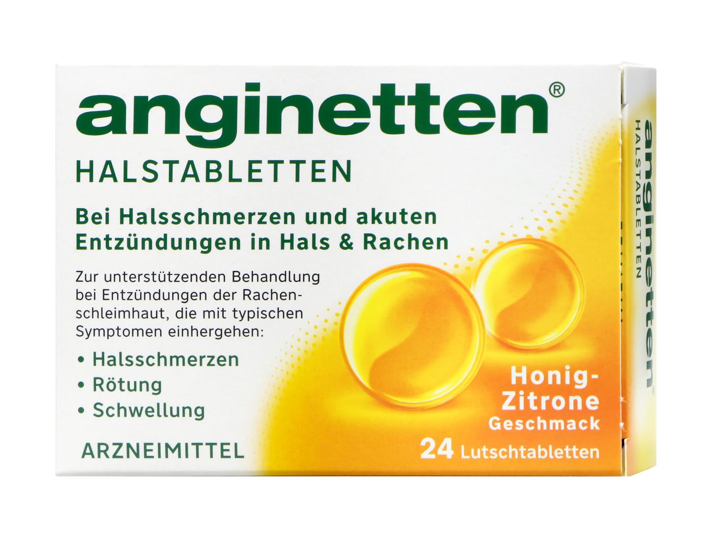 Anginetten Halstabletten Honig-Zitrone - 24 Stück Anginetten Halstabletten Honig-Zitrone - 24 Stück
