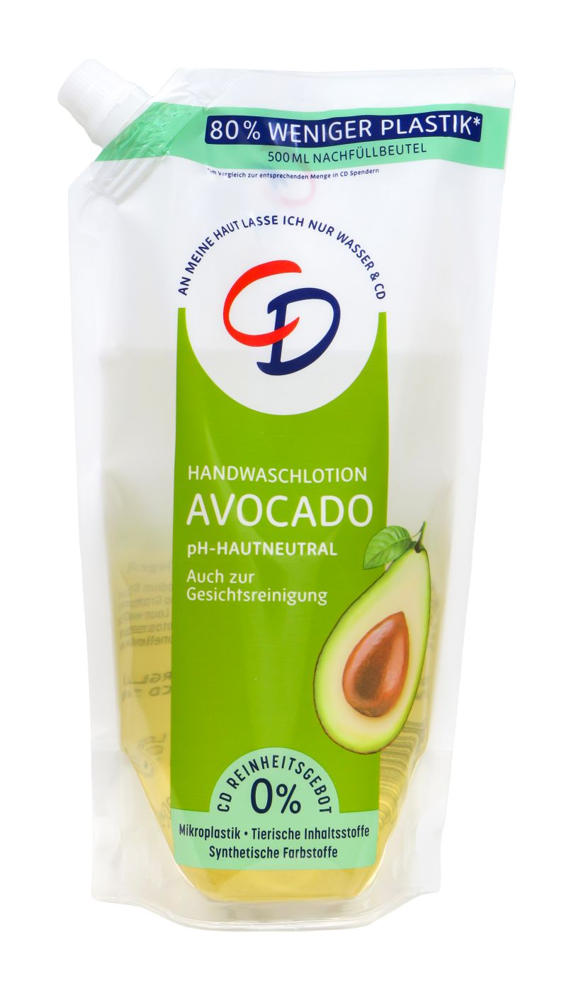 CD Waschlotion Avocado Nachfüllbeutel - 500 ml CD Waschlotion Avocado Nachfüllbeutel - 500 ml