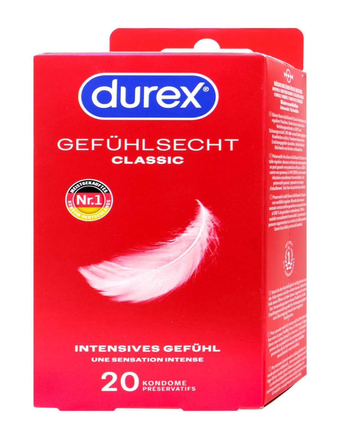 Durex Kondome Gefühlsecht Classic - 20 Stück Durex Kondome Gefühlsecht Classic - 20 Stück