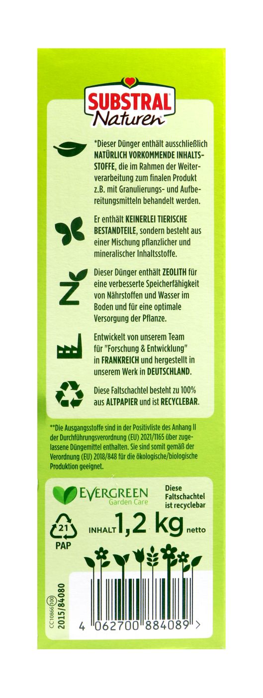 Substral Naturen Langzeitdünger Zitrus- und mediterrane Pflanzen - 1,2 kg Substral Naturen Langzeitdünger Zitrus- und mediterrane Pflanzen - 1,2 kg