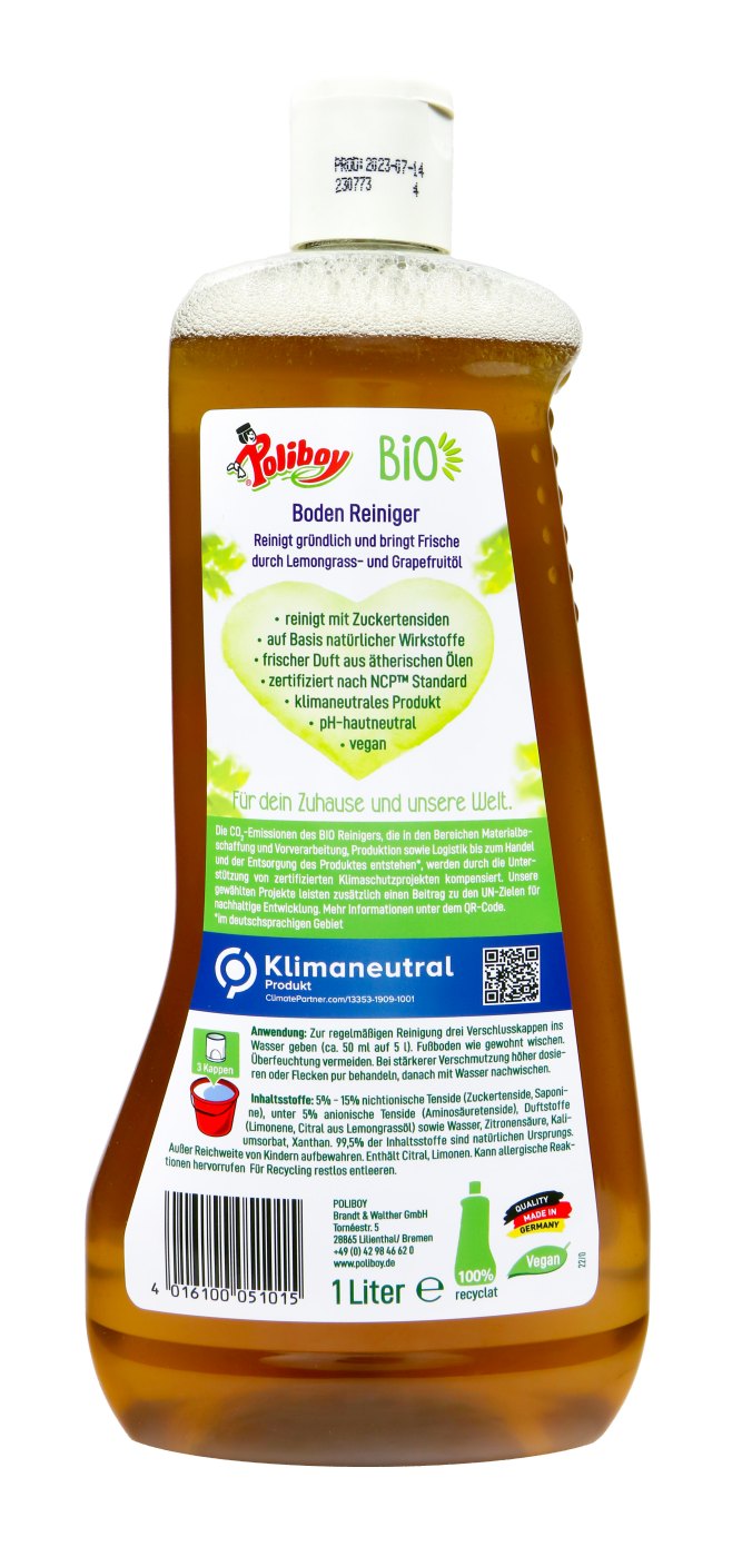 Poliboy Bio Boden Reiniger - 1 Liter Poliboy Bio Boden Reiniger - 1 Liter