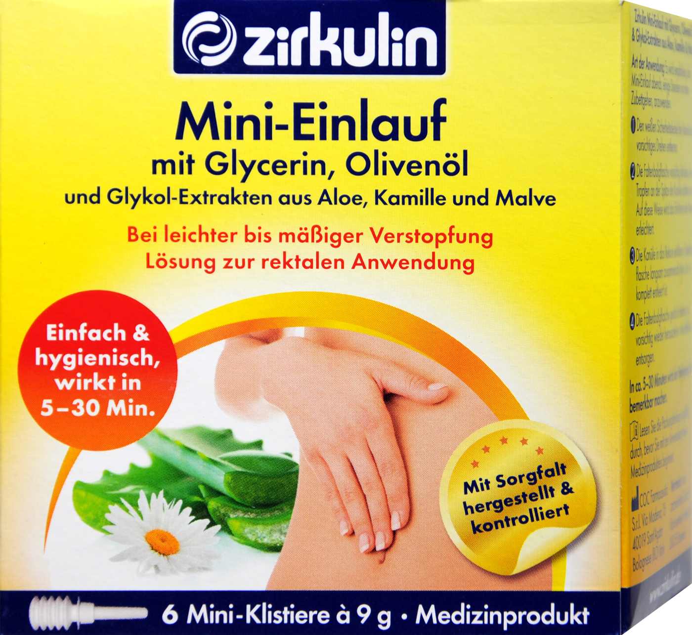 Zirkulin Mini-Einlauf - 6 Stück Zirkulin Mini-Einlauf - 6 Stück