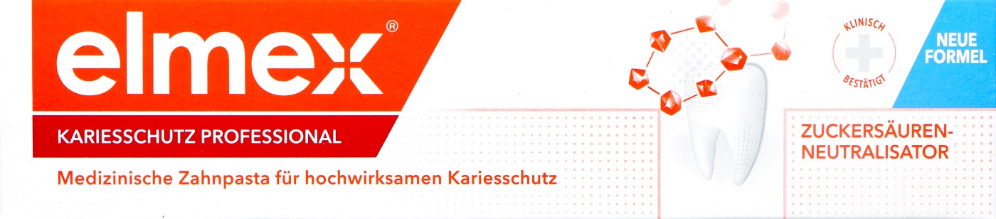 Elmex Zahnpasta Kariesschutz Professional - 75 ml Elmex Zahnpasta Kariesschutz Professional - 75 ml