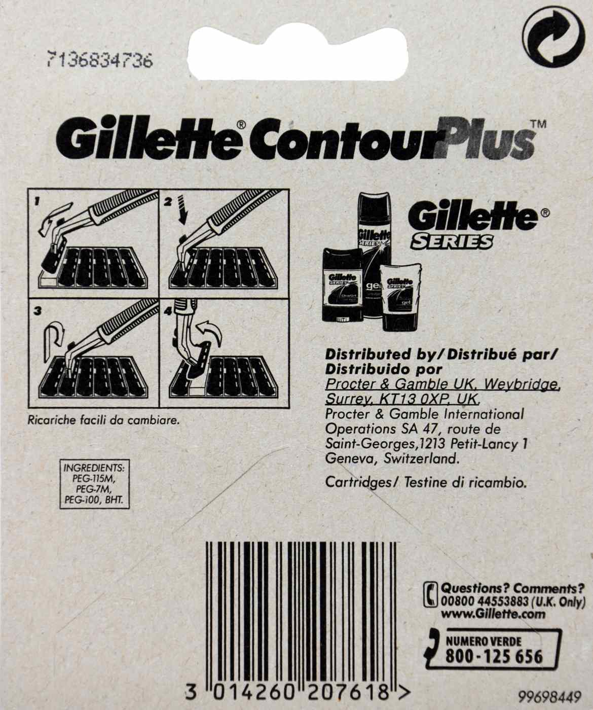 Gillette Contour Plus - 10 Stück Gillette Contour Plus - 10 Stück