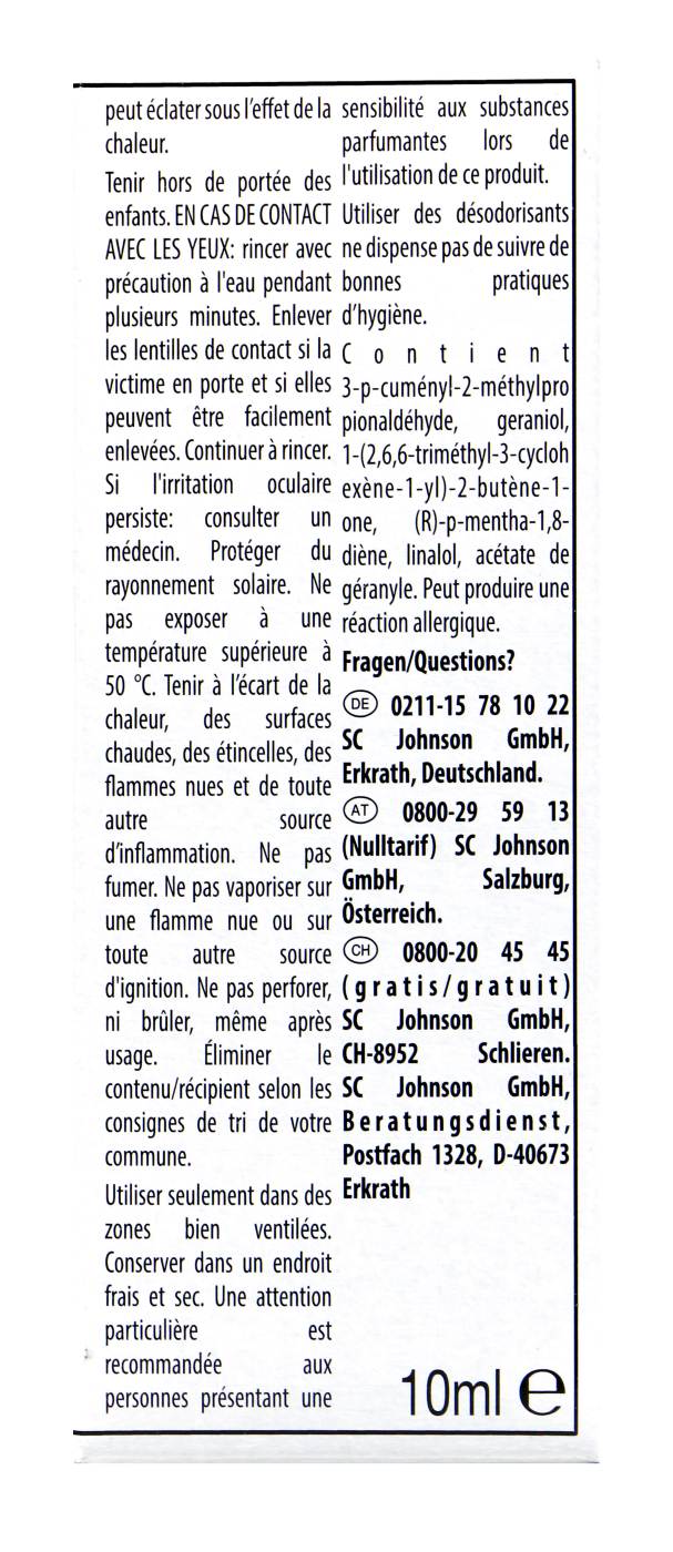 Glade Touch & Fresh Ocean Active Nachfüller - 10 ml Glade Touch & Fresh Ocean Active Nachfüller - 10 ml