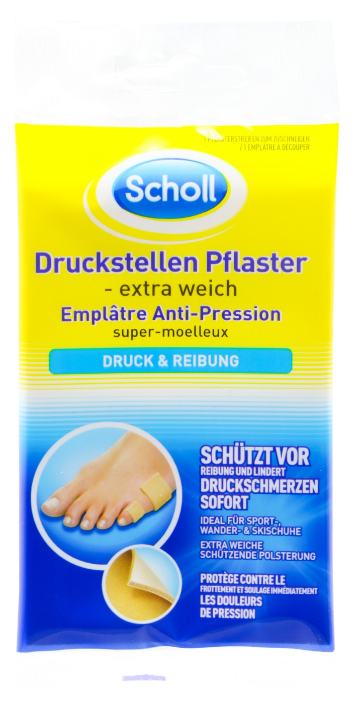Scholl Druckstellenpflaster extra weich - 1 Stück Scholl Druckstellenpflaster extra weich - 1 Stück