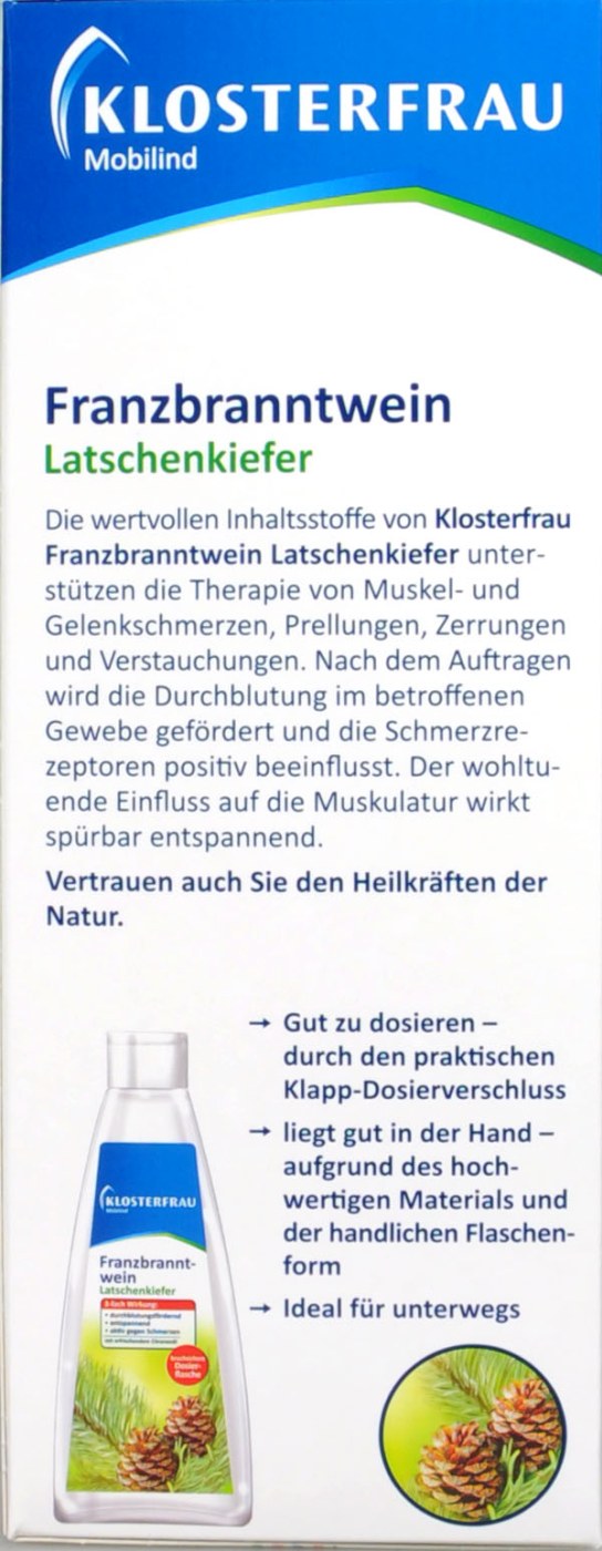 Klosterfrau Franzbranntwein Latschenkiefer - 400 ml Klosterfrau Franzbranntwein Latschenkiefer - 400 ml