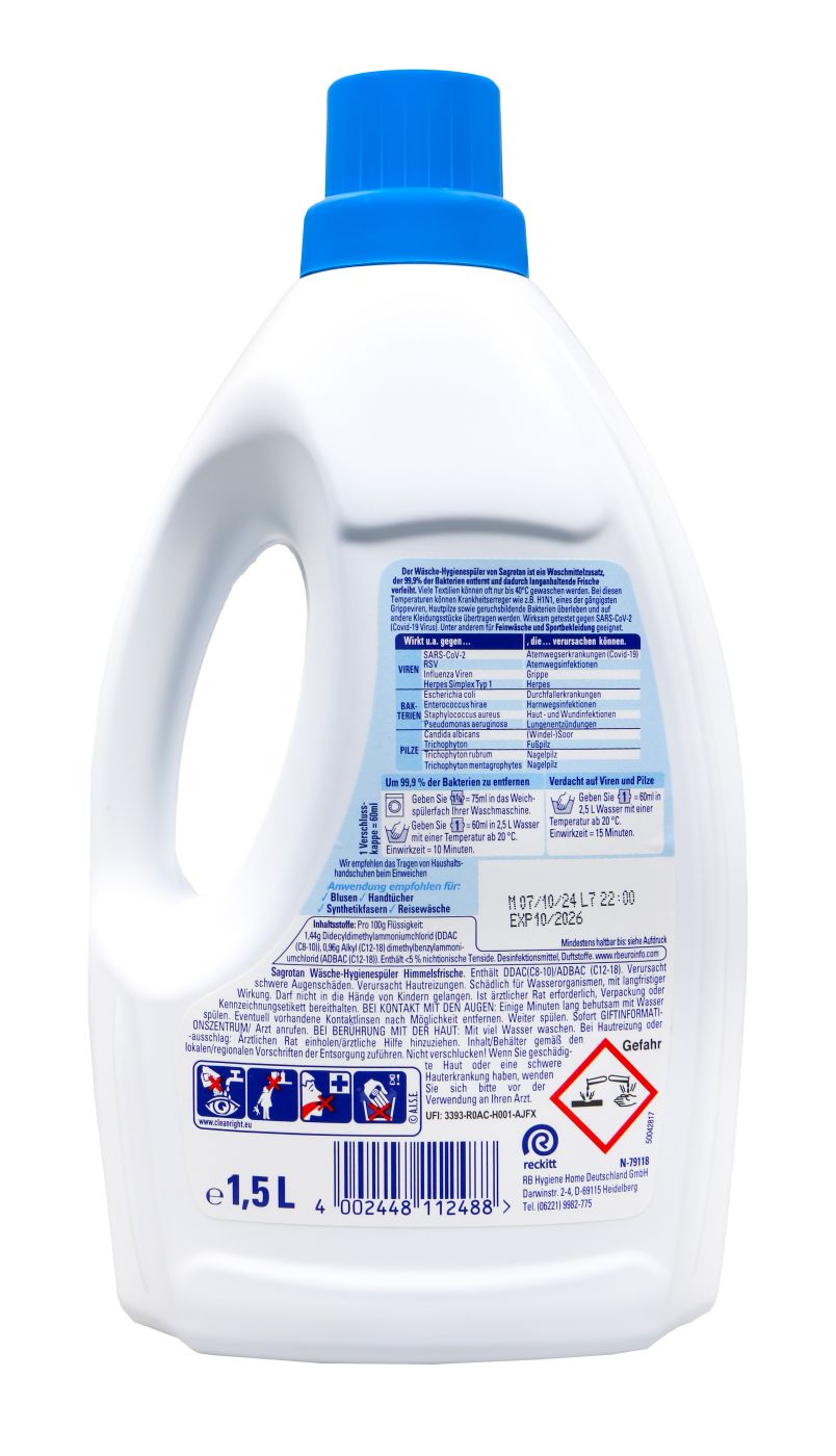 Sagrotan Wäsche-Hygienespüler - 1,5 l Sagrotan Wäsche-Hygienespüler - 1,5 l