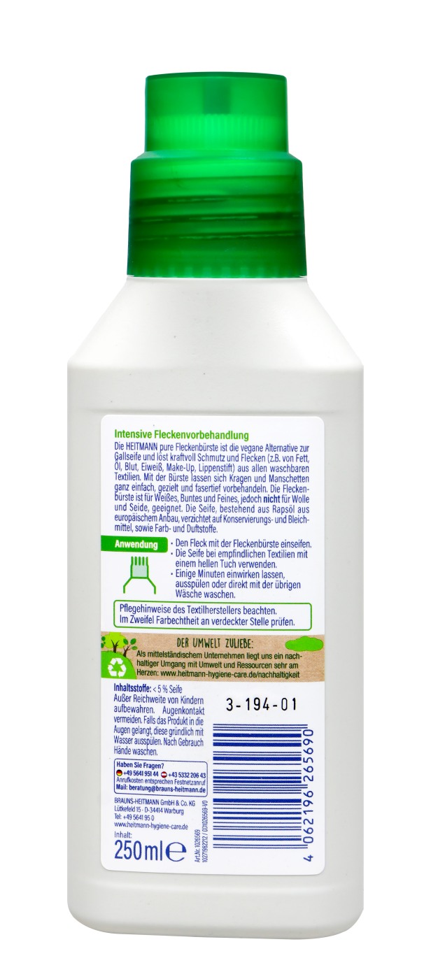 Heitmann Pure Fleckenbürste - 250 ml Heitmann Pure Fleckenbürste - 250 ml