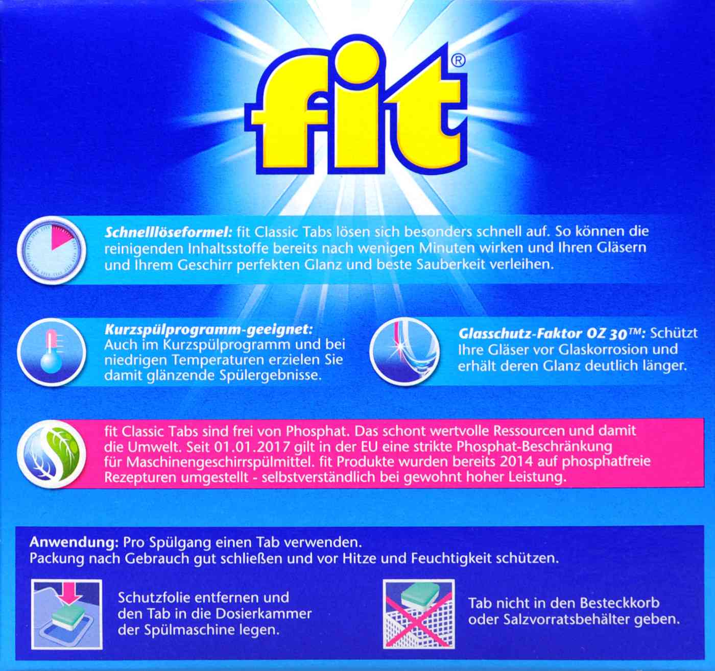Fit Classic Tabs 360 g - 20 Stück Fit Classic Tabs 360 g - 20 Stück