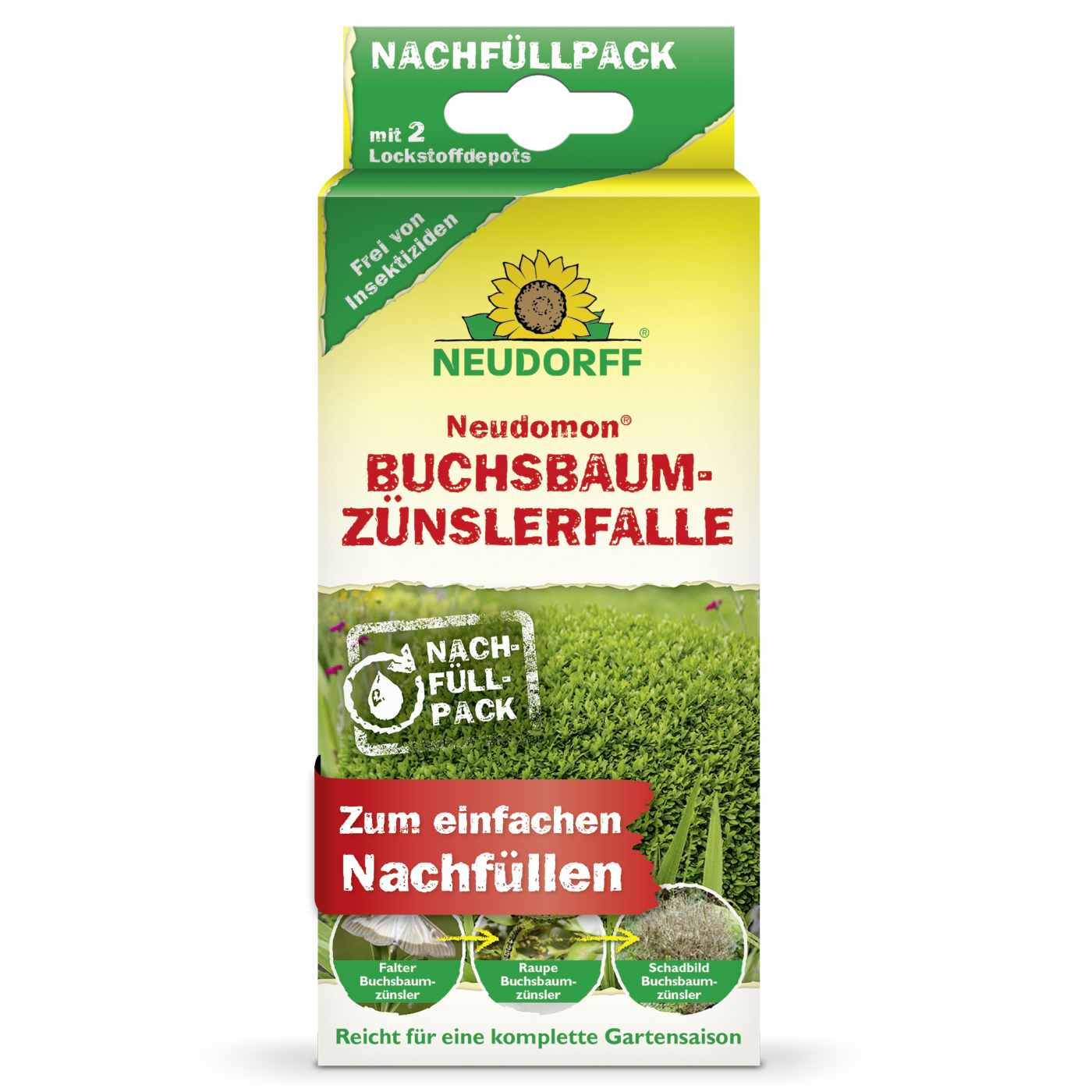 Neudorff Neudomon Buchsbaumzünsler Falle Nachfüllpack - 2 Stück