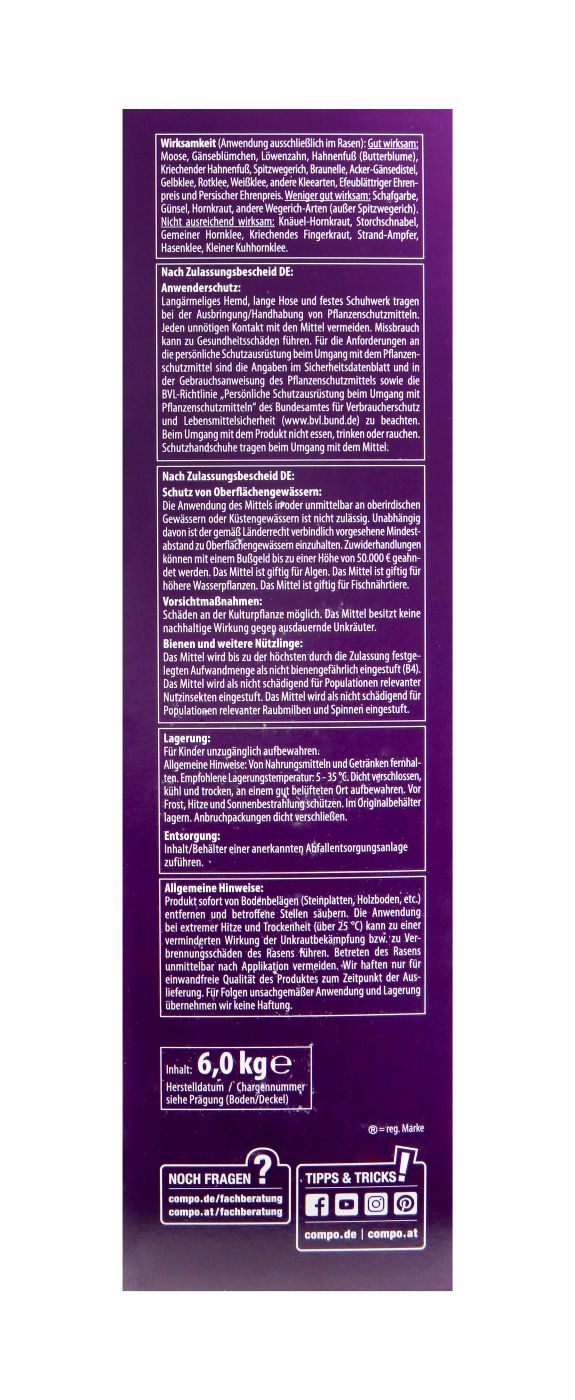 Compo Floranid® Rasendünger - 6 kg Compo Floranid® Rasendünger - 6 kg
