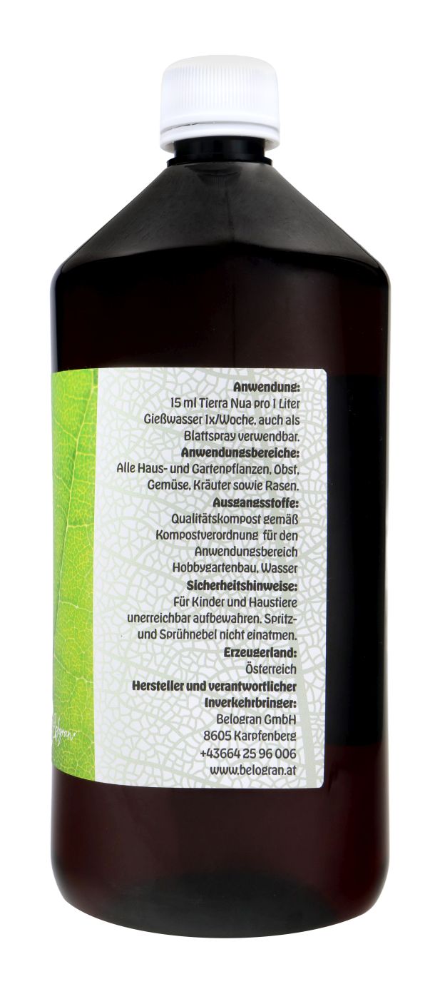 Tierra Nua Pflanzenboost / Bodenhilfsstoff - 1l Tierra Nua Pflanzenboost / Bodenhilfsstoff - 1l