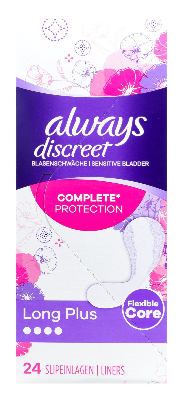 Always discreet Inkontinenz Liner Slipeinlagen plus - 24 Stück Always discreet Inkontinenz Liner Slipeinlagen plus - 24 Stück
