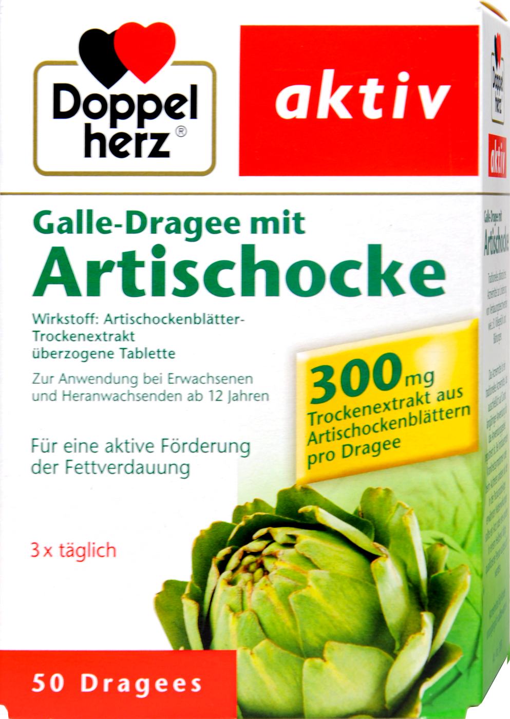 Doppelherz Galle-Artischocke - 50 Stück Doppelherz Galle-Artischocke - 50 Stück