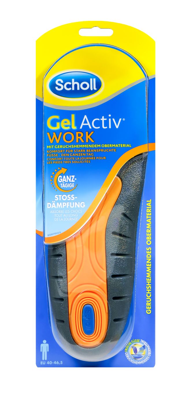 Scholl GelActiv Einlegesohle Work Men - 1 Paar Scholl GelActiv Einlegesohle Work Men - 1 Paar
