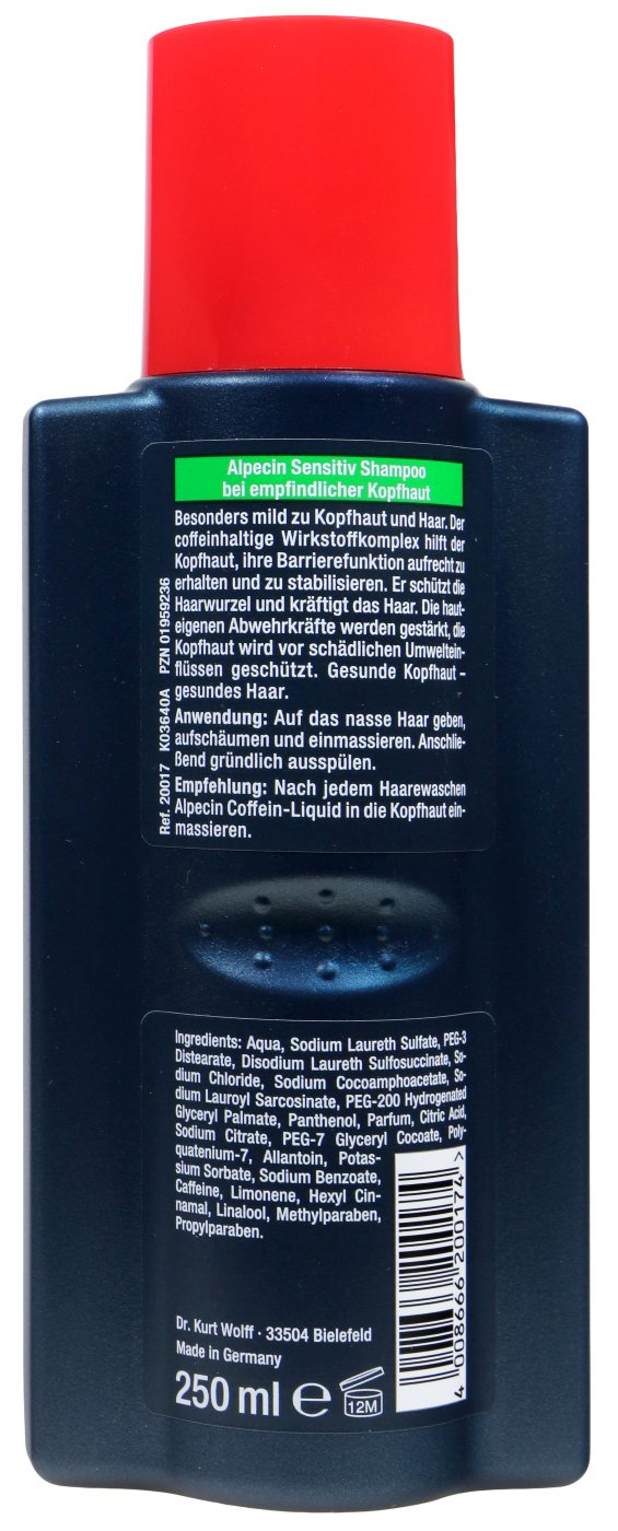 Alpecin Sensitiv Shampoo S1 - Für Empfindliche Kopfhaut - 250 ml Alpecin Sensitiv Shampoo S1 - Für Empfindliche Kopfhaut - 250 ml