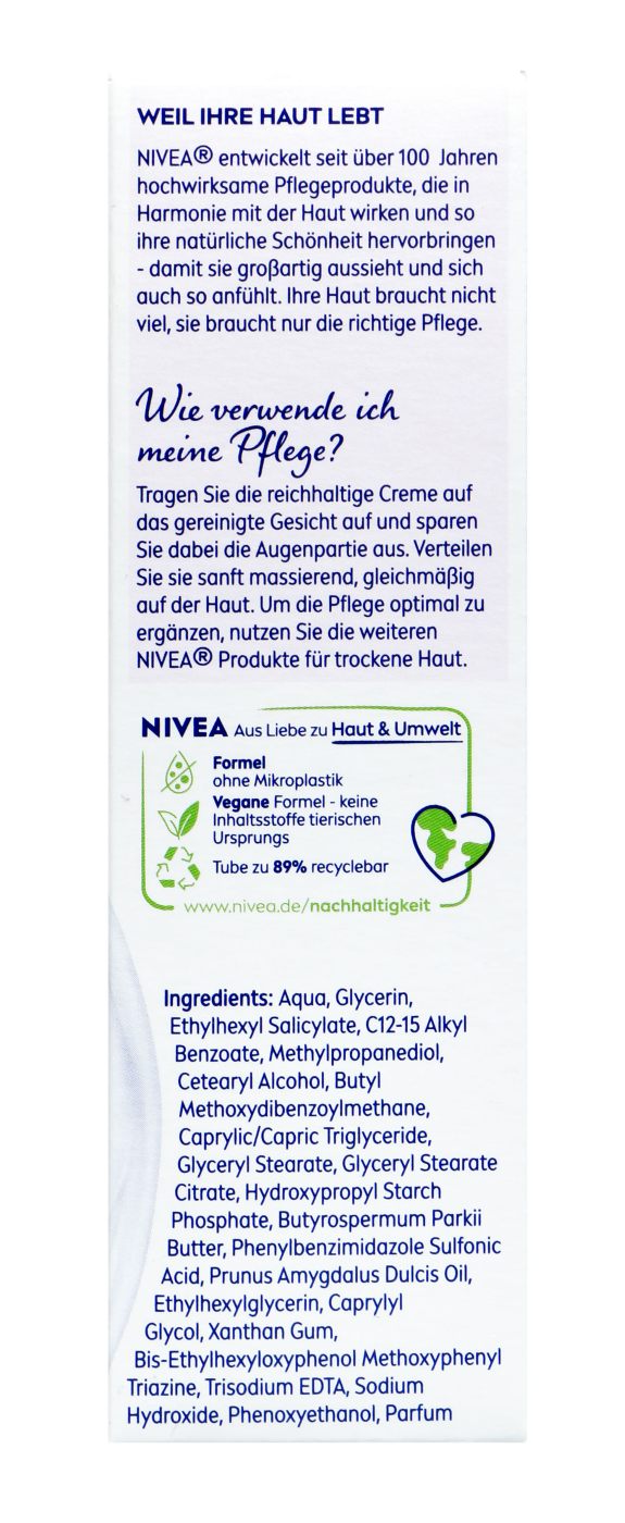 Nivea Visage Reichhaltige Tagescreme LSF15 - 50 ml Nivea Visage Reichhaltige Tagescreme LSF15 - 50 ml