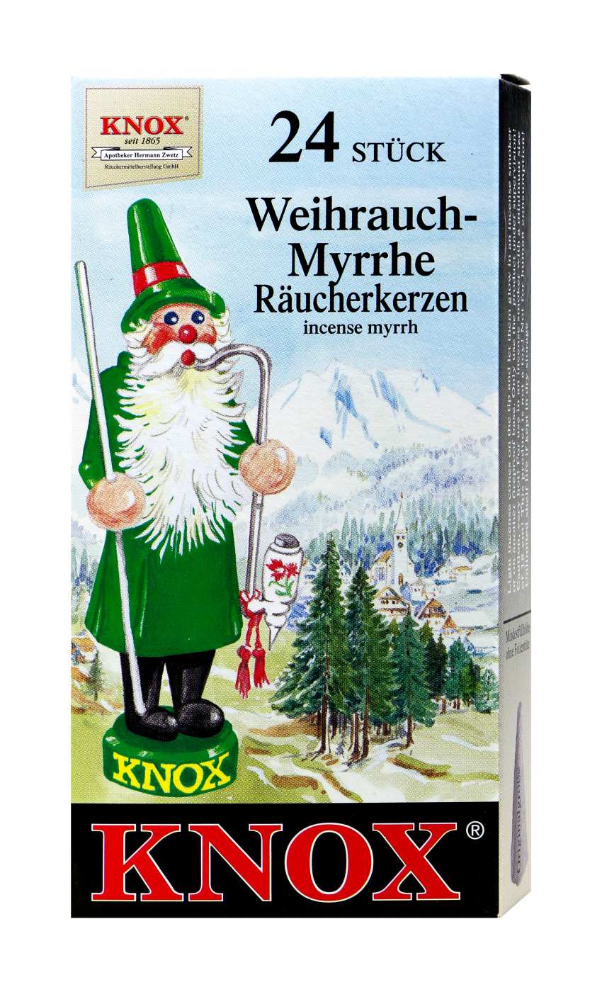 Knox Räucherkerzen Weihrauch-Myrrhe - 24 Stück Knox Räucherkerzen Weihrauch-Myrrhe - 24 Stück