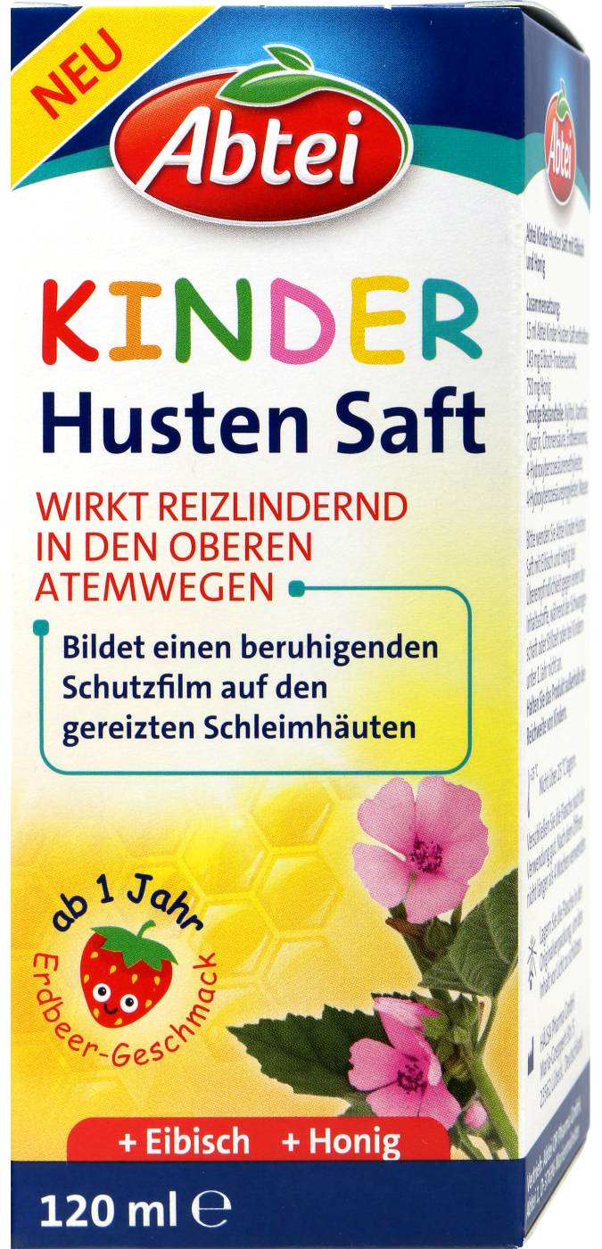 Abtei Kinderhustensaft + Eibisch + Honig - 120 ml Abtei Kinderhustensaft + Eibisch + Honig - 120 ml