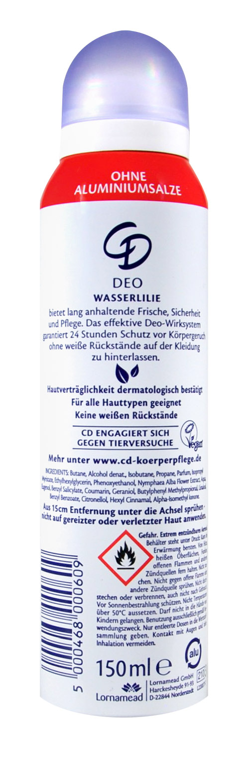 CD Deo Spray Wasserlilie - 150 ml CD Deo Spray Wasserlilie - 150 ml