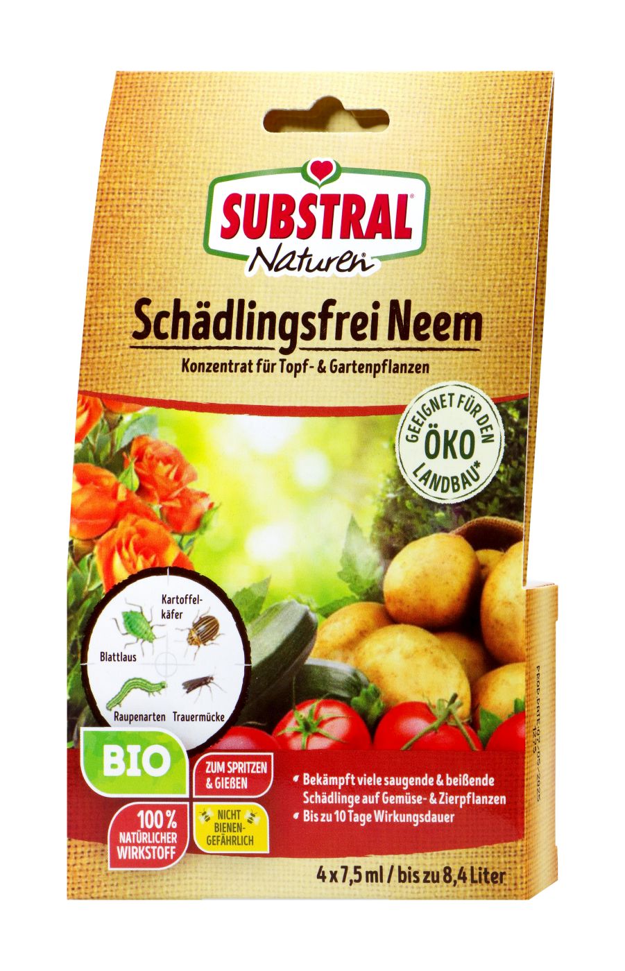 Substral Naturen Bio Schädlingsfrei Neem - 4 x 7,5 ml Substral Naturen Bio Schädlingsfrei Neem - 4 x 7,5 ml