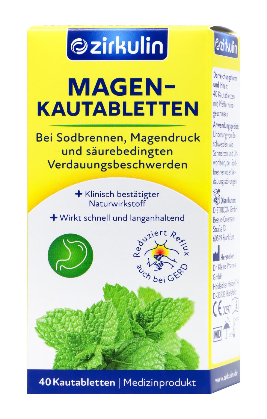 Zirkulin Magen-Kautabletten - 40 Stück Zirkulin Magen-Kautabletten - 40 Stück