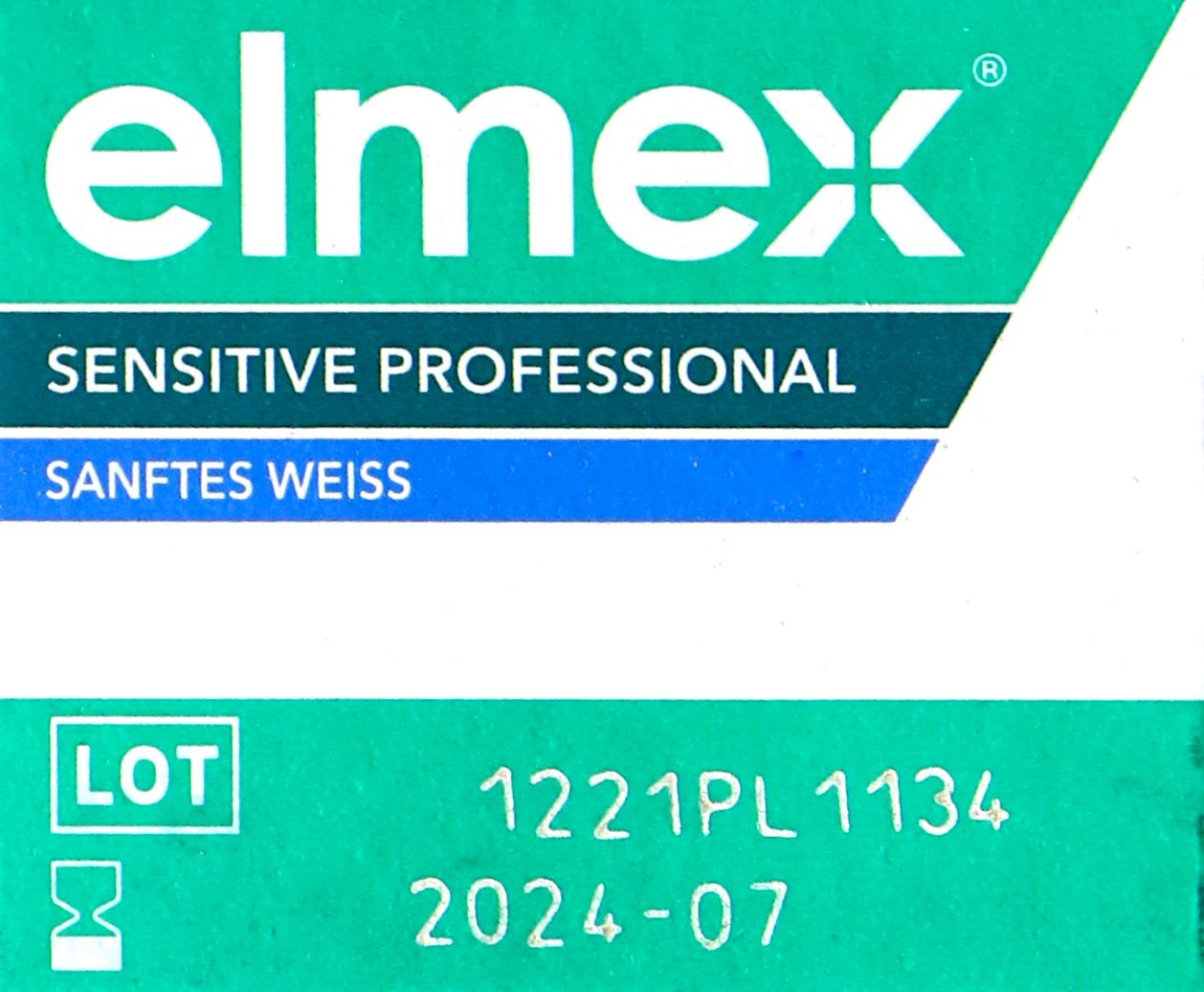 Elmex Zahnpasta Sensitive Professional Sanftes Weiß - 75 ml Elmex Zahnpasta Sensitive Professional Sanftes Weiß - 75 ml