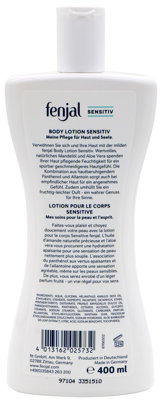 Fenjal Body Lotion Sensitive Touch - 400 ml Fenjal Body Lotion Sensitive Touch - 400 ml