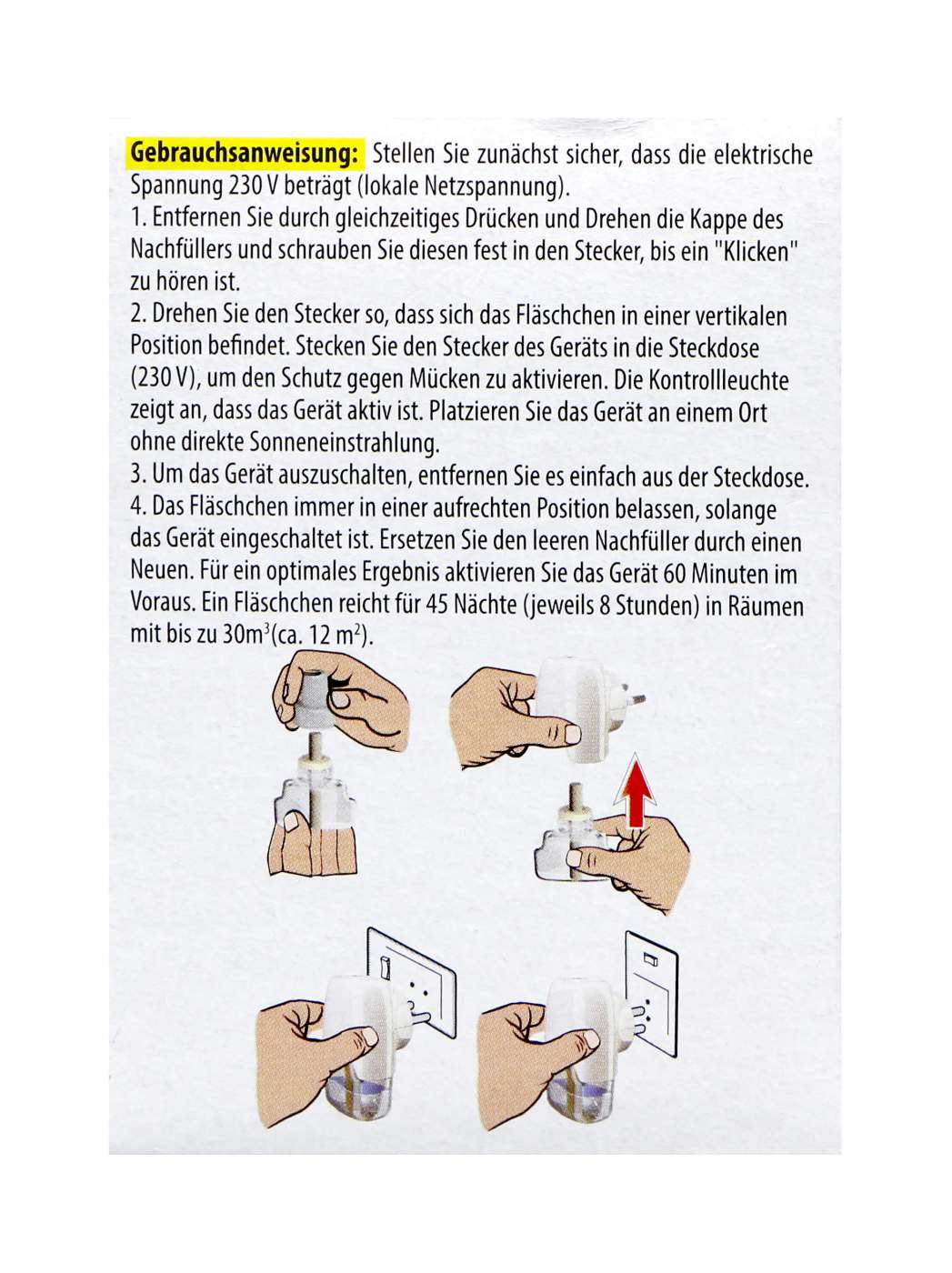Raid Essentials Mücken-Stecker 45 Nächte Original Mücken + Tigermücken - 32ml Raid Essentials Mücken-Stecker 45 Nächte Original Mücken + Tigermücken - 32ml