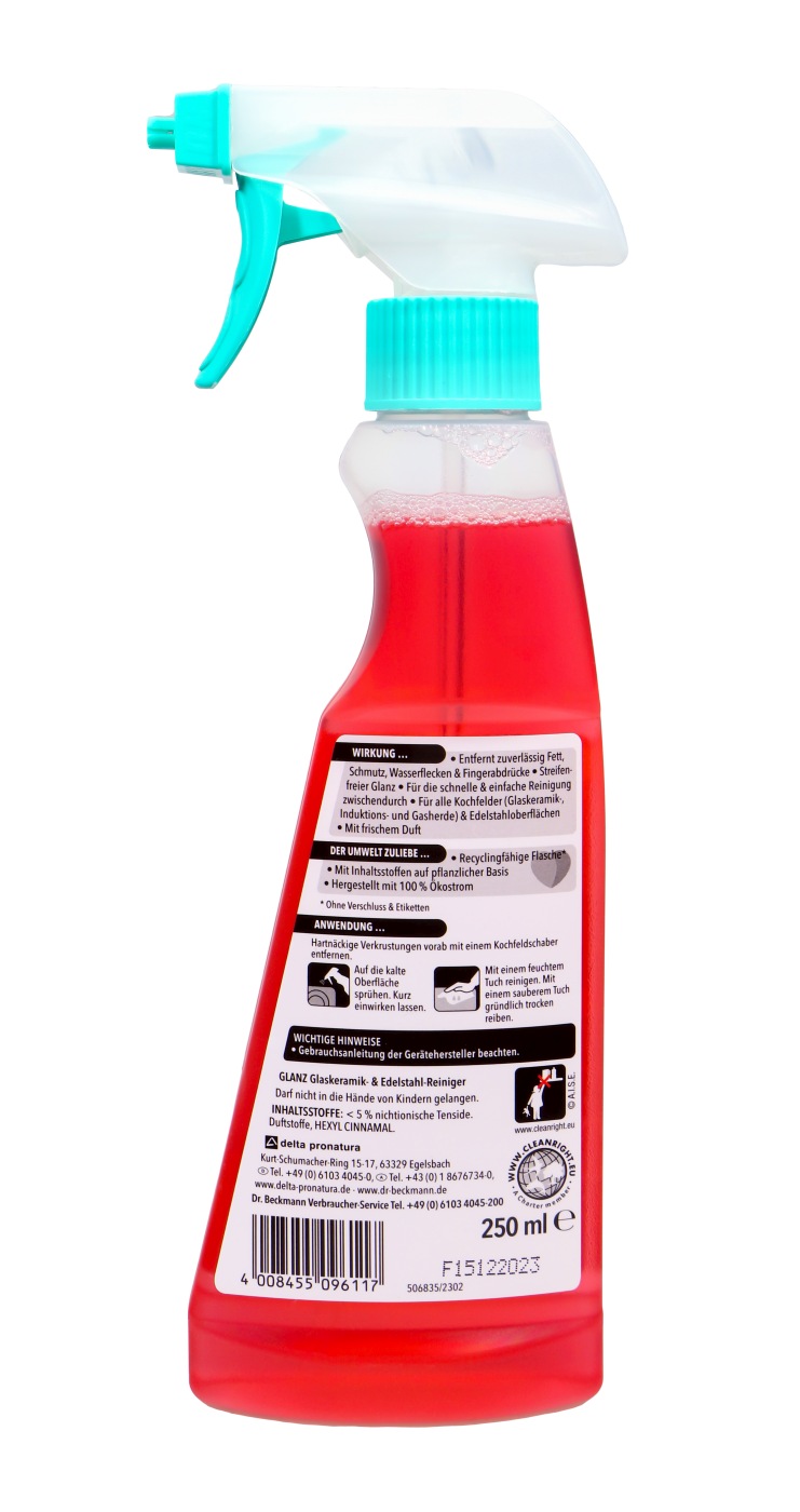Dr. Beckmann Glanz Glaskeramik- & Edelstahlreiniger - 250 ml Dr. Beckmann Glanz Glaskeramik- & Edelstahlreiniger - 250 ml