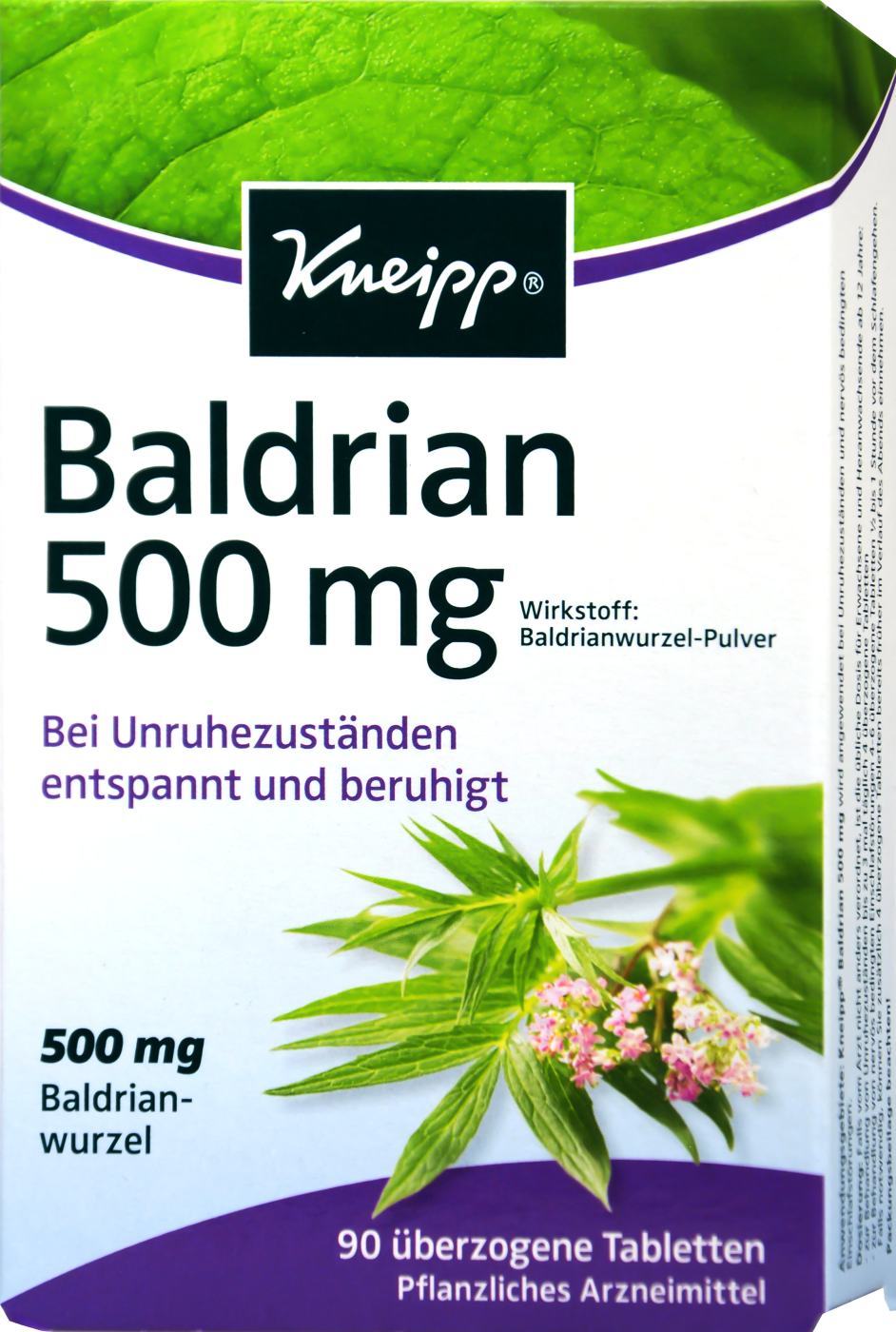 Kneipp Baldrian Nervenkraft 500 mg Filmtabletten - 30 Stück Kneipp Baldrian Nervenkraft 500 mg Filmtabletten - 30 Stück