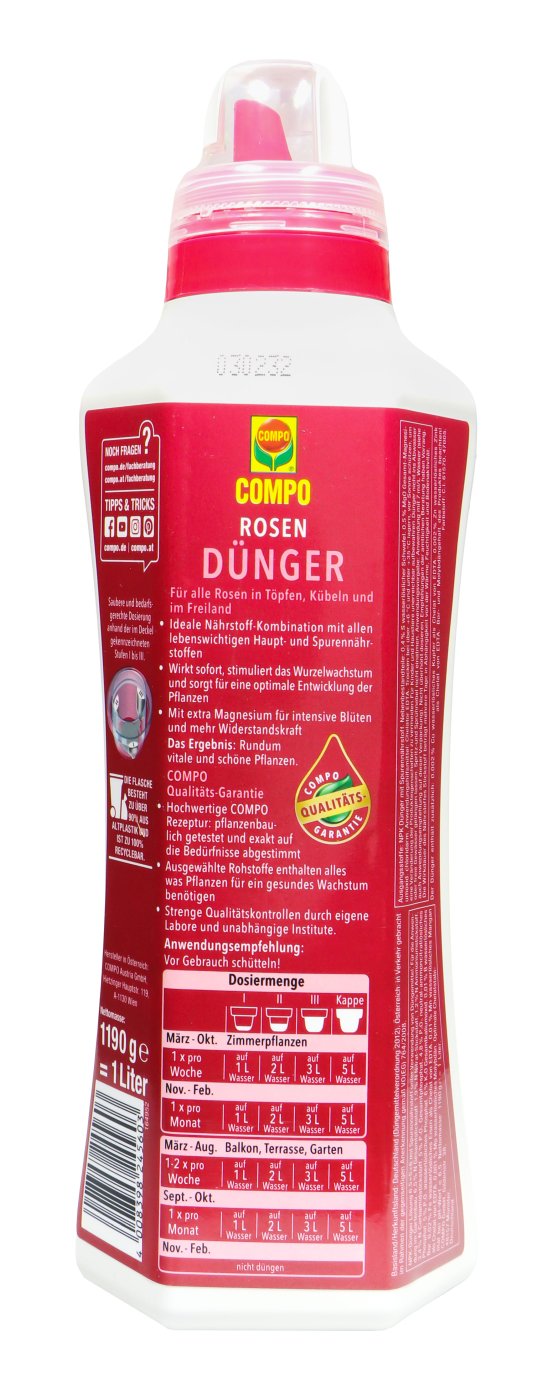 Compo Rosendünger - 1 l Compo Rosendünger - 1 l