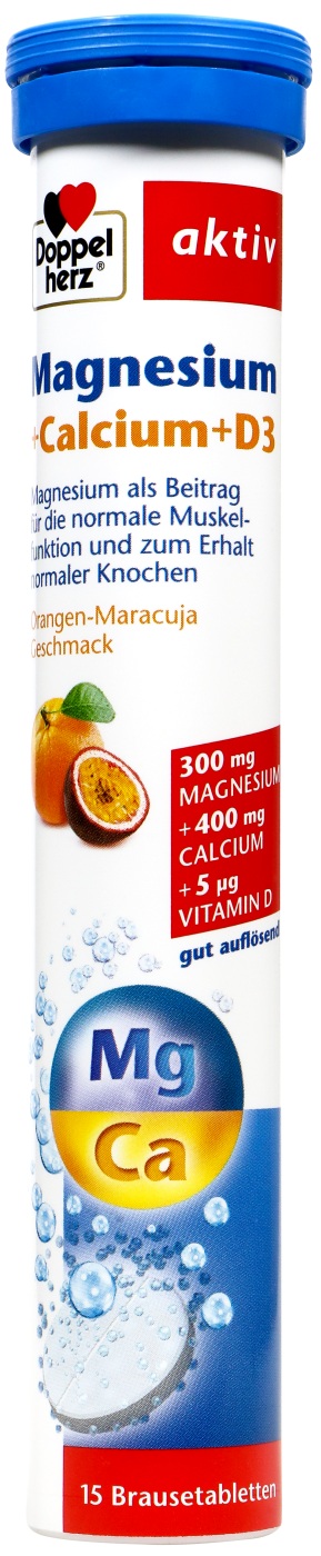 Doppelherz Magnesium Calcium + D3 Brause - 15 Stück Doppelherz Magnesium Calcium + D3 Brause - 15 Stück