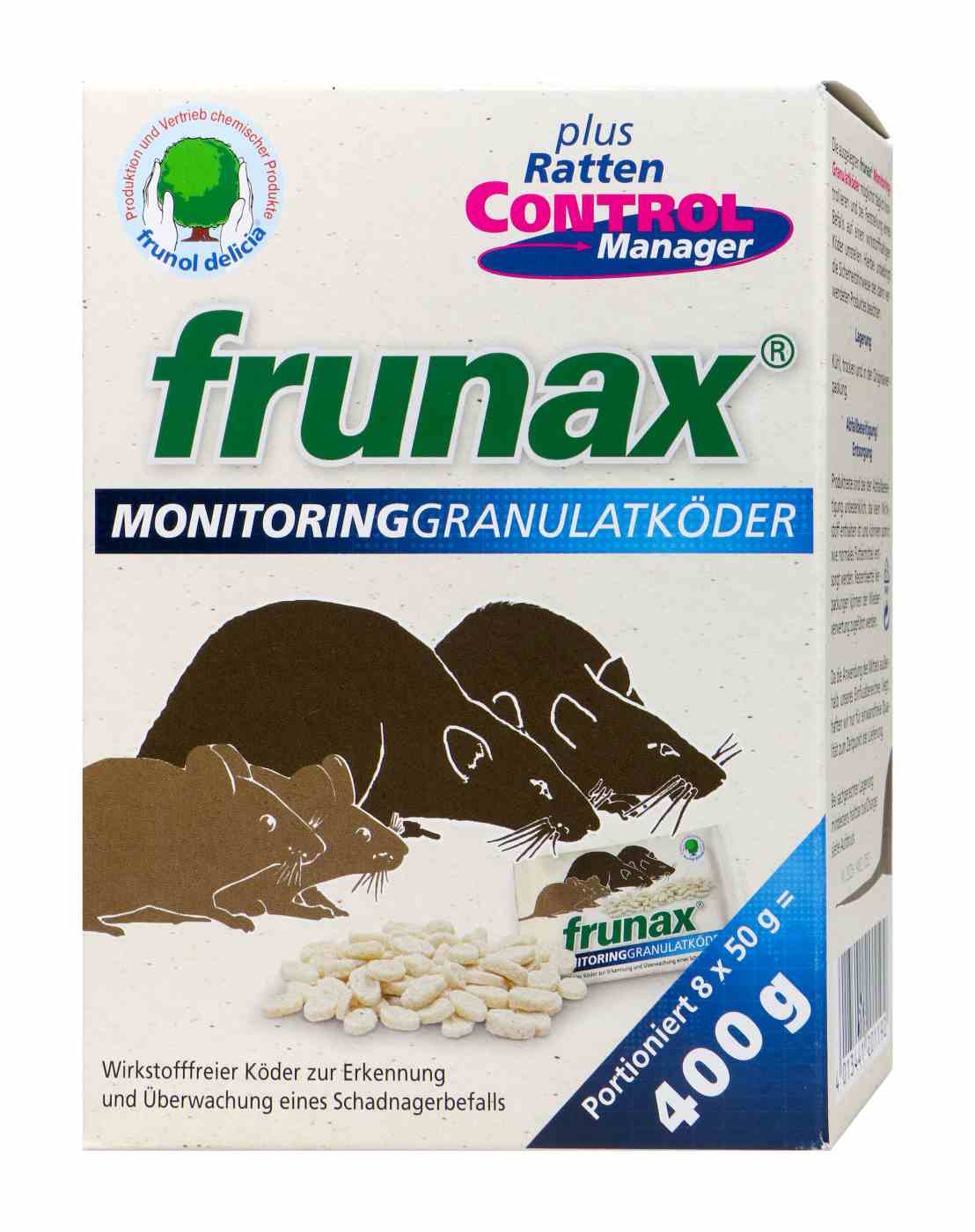 frunax® Monitoring-Granulatköder - 400 g - B-WARE frunax® Monitoring-Granulatköder - 400 g - B-WARE
