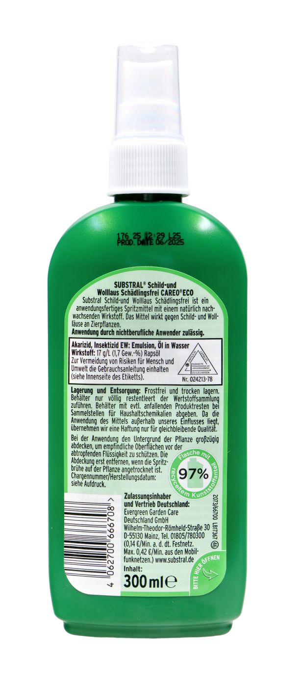 Substral Schild- und Wolllaus Schädlingsfrei Careo Eco - 300 ml Substral Schild- und Wolllaus Schädlingsfrei Careo Eco - 300 ml