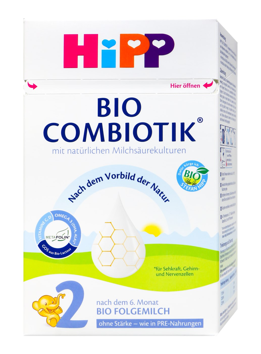 Hipp 2038 Bio Folgemilch 2 Combiotik - Glutenfrei - 600g Hipp 2038 Bio Folgemilch 2 Combiotik - Glutenfrei - 600g