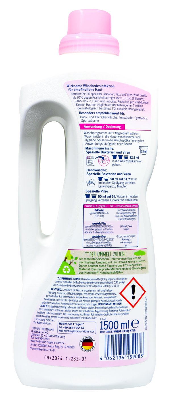 Impresan Hygienespüler ohne Duft - 1,5 l Impresan Hygienespüler ohne Duft - 1,5 l