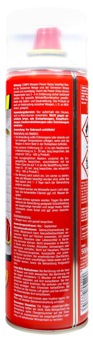 Compo Wespen Power-Spray - 0,5 l Compo Wespen Power-Spray - 0,5 l