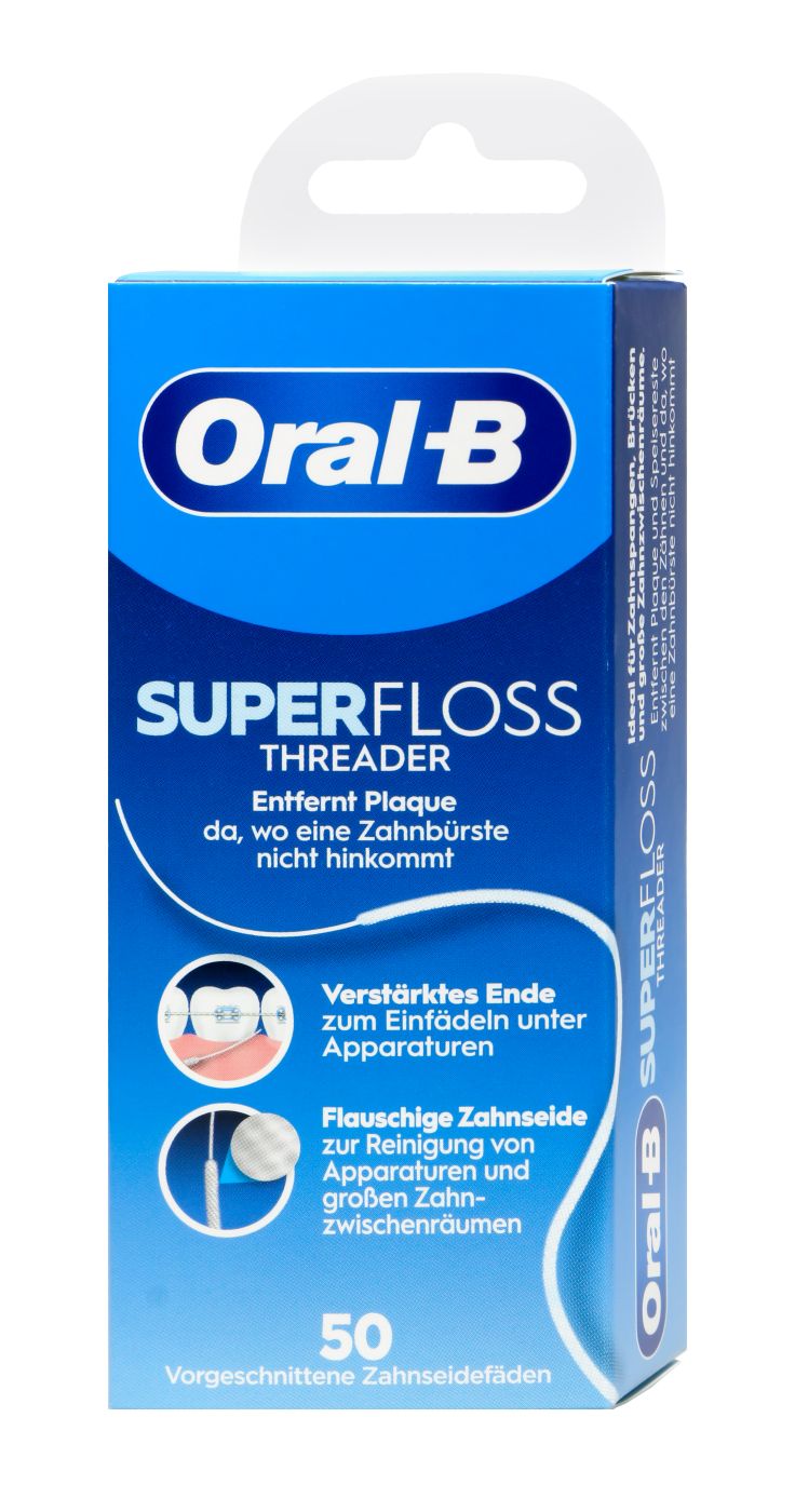 Oral-B Zahnseide Superfloss Threader - 50 Stück Oral-B Zahnseide Superfloss Threader - 50 Stück