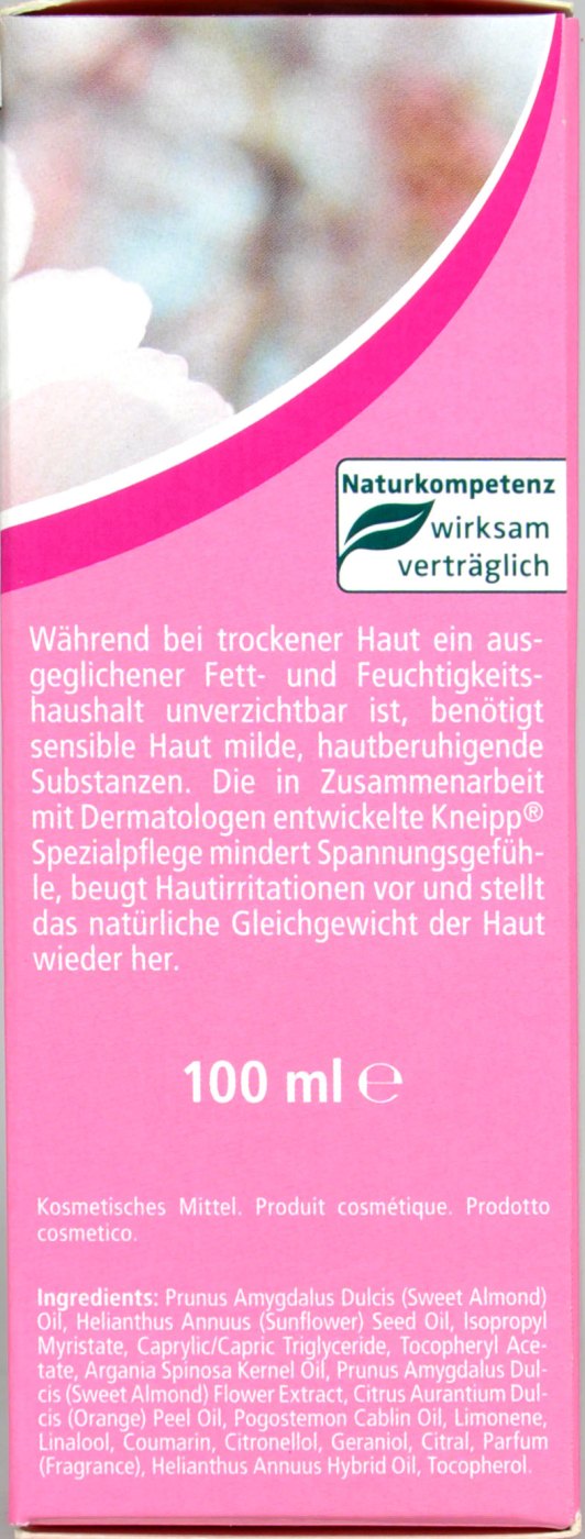 Kneipp Mandelblüten Hautzart Hautöl - 100 ml Kneipp Mandelblüten Hautzart Hautöl - 100 ml