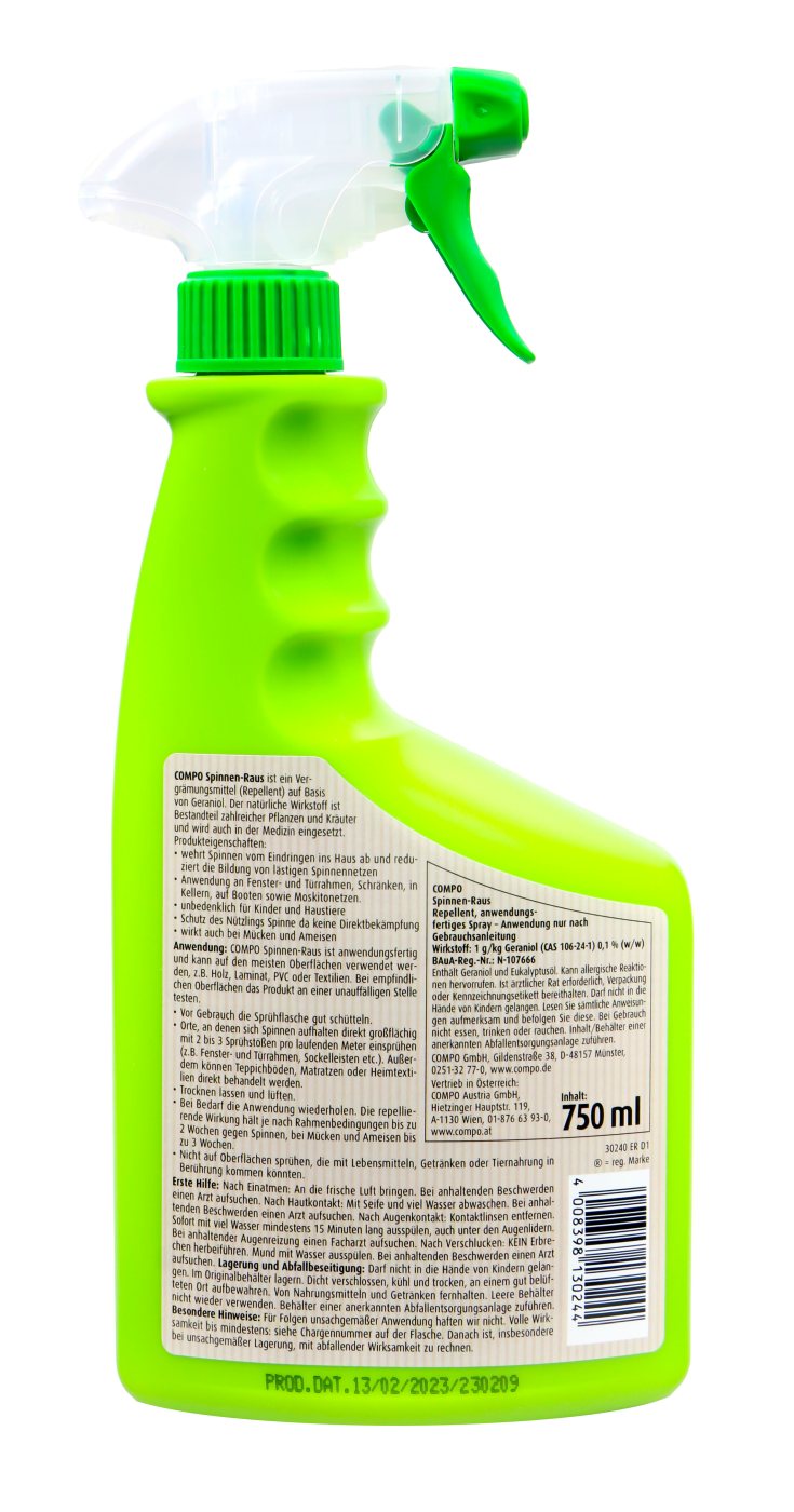 Compo Spinnen-Raus - 0,75 l Compo Spinnen-Raus - 0,75 l