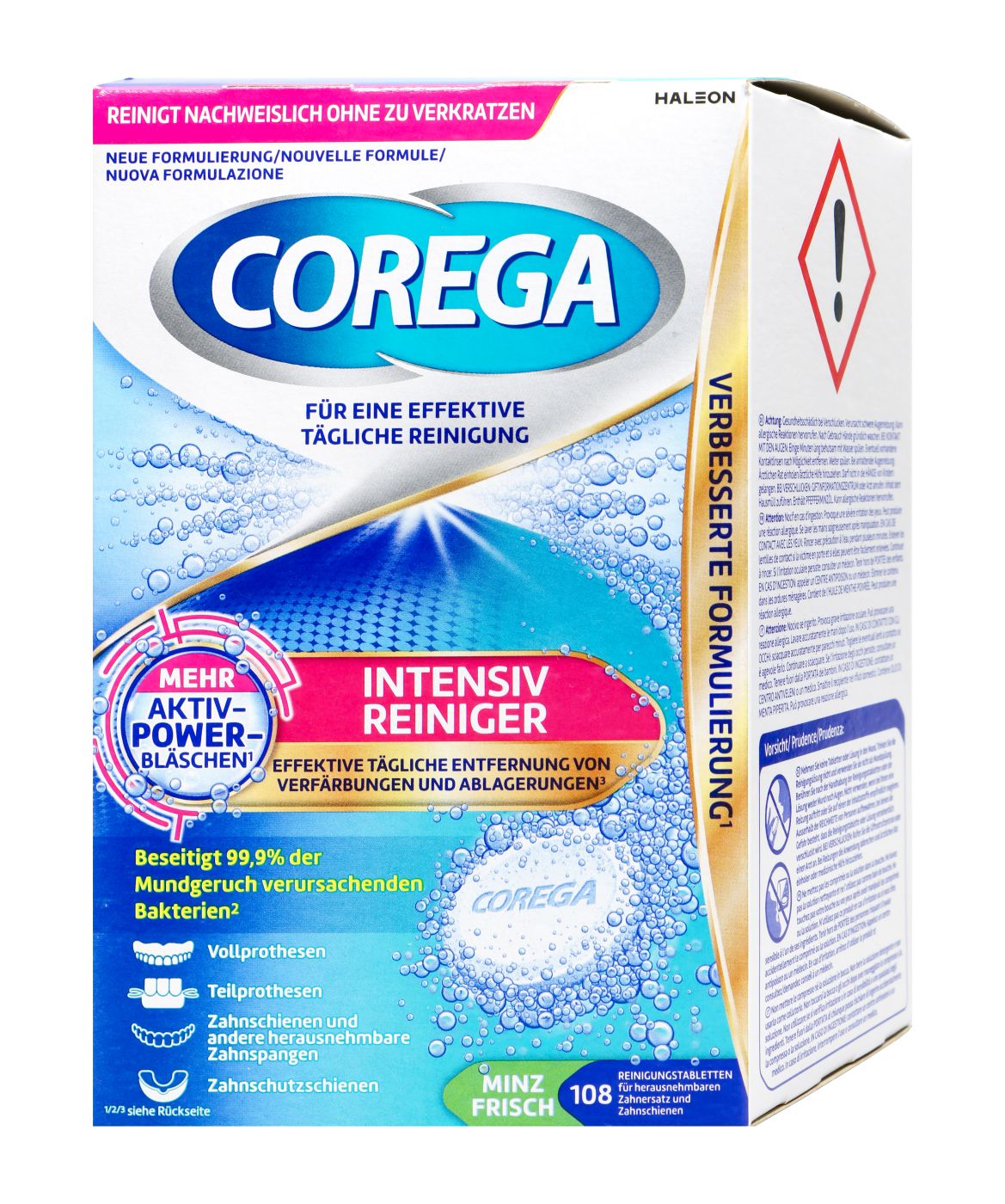 Corega Tabs Intensiv Reiniger - 108 Stück Corega Tabs Intensiv Reiniger - 108 Stück